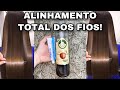 ALINHAMENTO CAPILAR EM CASA ALISA E SELA CABELO POROSO!