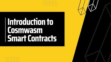 Introduction to Cosmwasm | Smart Contracts | Vitwit | Cosmos-SDK