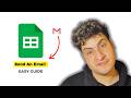 How To Send An Email From Google Sheets (2026 Step-By-Step Guide)