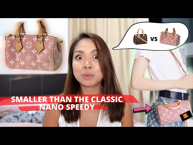 Lv nano speedy denim｜TikTok Search