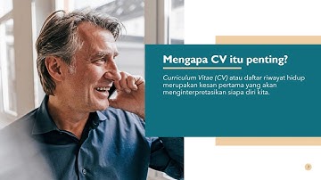 [Bahasa Indonesia Terapan]: Teknik Penulisan CV/ Daftar Riwayat Hidup
