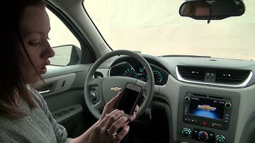 Pairing a Bluetooth Phone To Your Car - Chevy Traverse Walk Through