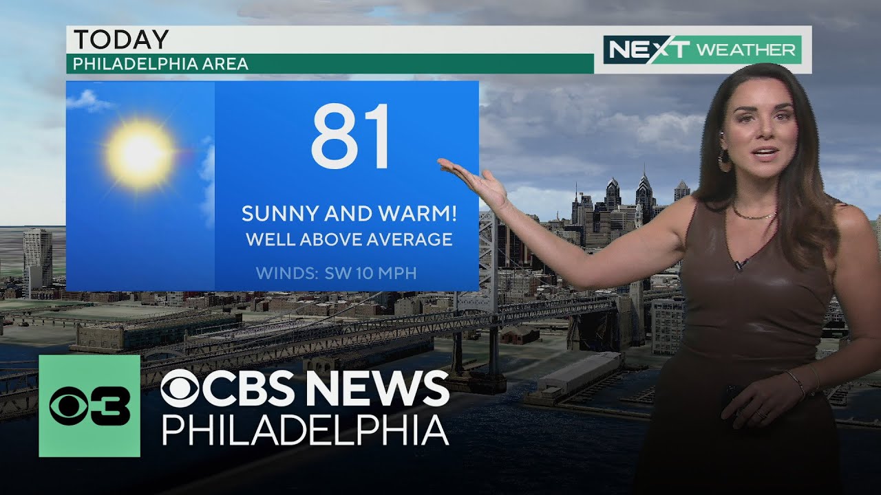Lots of sunshine and warm Sunday with highs near 81, colder temps ...