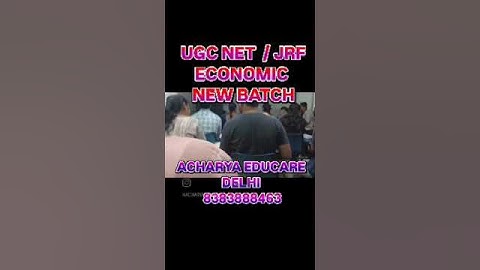 UGC NET ECONOMICS | BEST INSTITUTE IN DELHI #jrfeducation #ugcnet #shorts  #jrf2024 #ugcnetexam