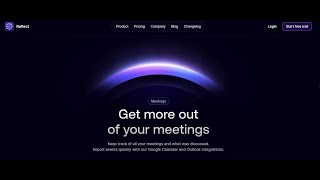 reflect website app redesign