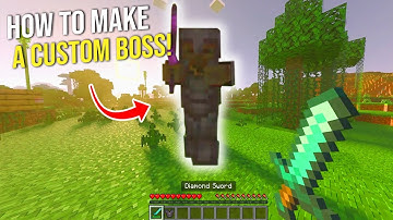 How to Make a Custom Boss in MInecraft *Bedrock*