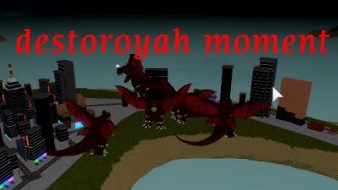 Destoroyah Users in a Nutshell | Roblox Kaiju Universe