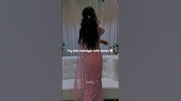 Try this Hairstyle with Saree🌸 Video credit- @gracemweston