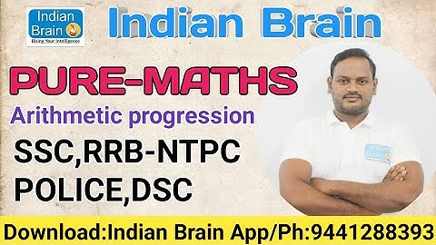 బీజగణితం/గణితశాస్త్రం/ప్రగతి/GMAT/CAT/గేట్/గణితం/నర్సింగ్ సర్/ఇండియన్ బ్రెయిన్/ssc/cgl/పోలీస్/RRB