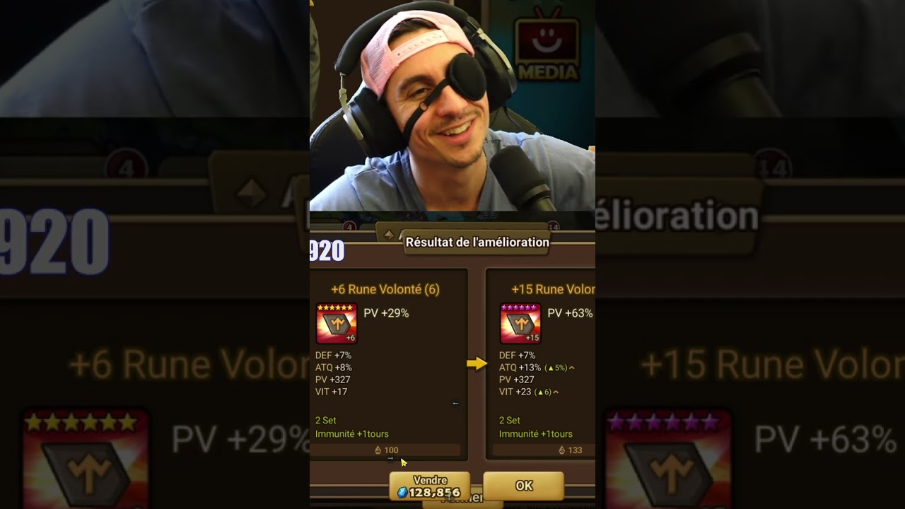 Rune d'event sur le smurf | 