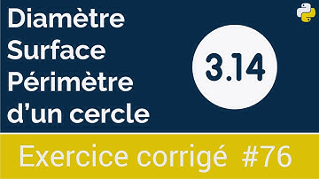 Corrected exercise #76: Diameter, area and perimeter functions of a circle | Python