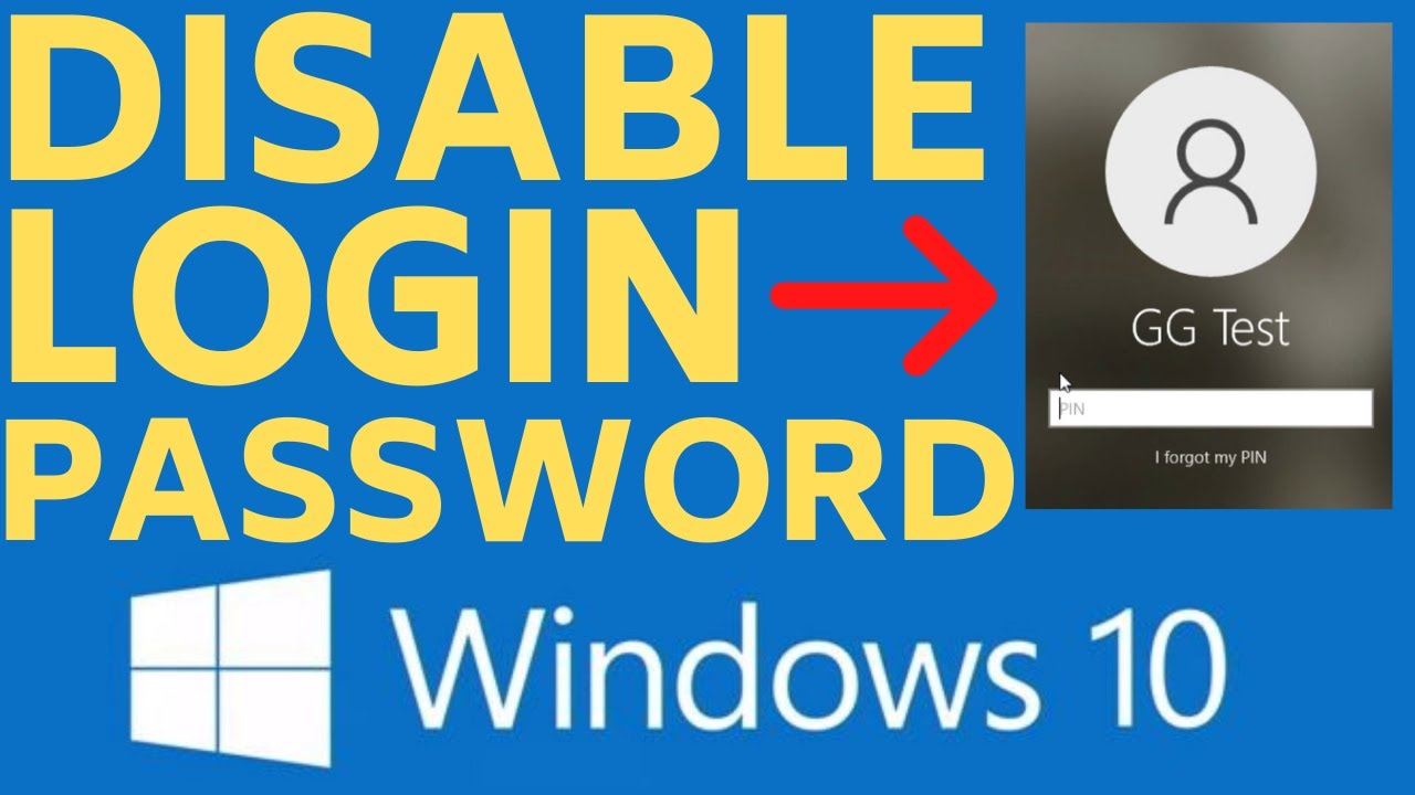 How To Disable Windows 10 Login Password And Lock Screen 2021 Working