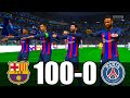 FIFA 23 | RONALDO, MESSI, MBAPPE, NEYMAR, ALL STARS | FC BARCELONA 100 - 0 PSG