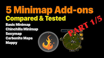 WoW Addons -Part 1-5: Basic Minimap- 5 Mini-map Addons, Setup, Testing and Comparing