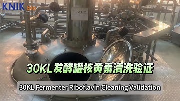 30KL Fermenter Riboflavin Cleaning Validation #fermenter