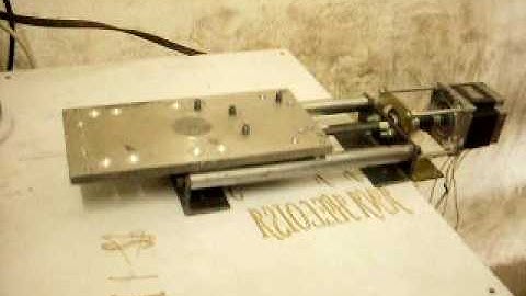 teste eixo z - cnc caseira