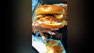 Tryin Slim Chickens for the very first time! #slimchickens #review #chicken #foodshorts #tiktokviral