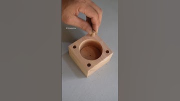 Ingenious Wooden Hinges on a Tiny Box #shorts #woodworking #diy