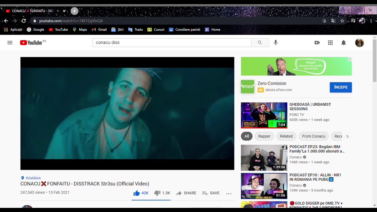 CONACU❌FONFAITU   DISSTRACK Str3su(REACTIEE!!!!!!!!!)