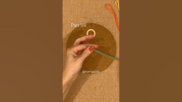 Daisy flower 🌼Macrame Tutorial Part 1/4 #macrame #norrisatelie #diy