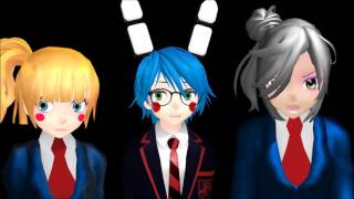 (MMD x FNAF) Somebody That I Used To Know (Toy Bonnie, Toy Chica, Mangle)