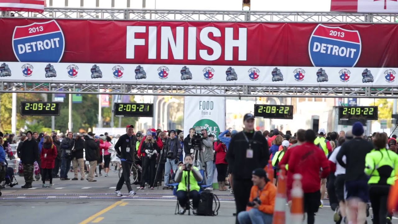 Detroit Marathon Runs for a Reason YouTube