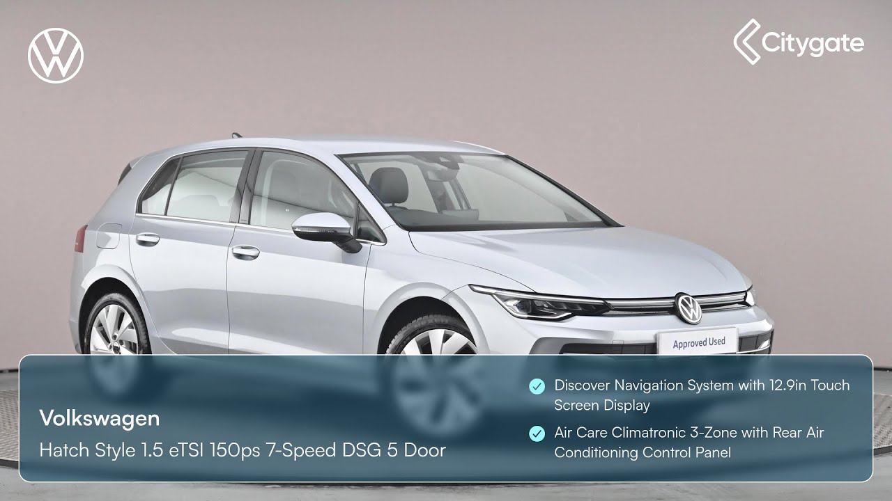 Volkswagen Golf - Hatch Style 1.5 eTSI 150ps 7-Speed DSG 5 Door ...