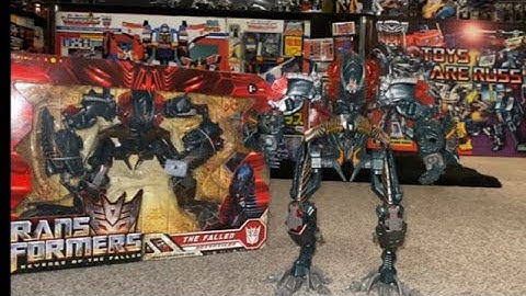 Transformers revenge of the fallen voyager class fallen complete transformation process video ROTF