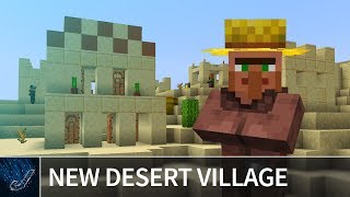 Minecraft 1.14 - NEW DESERT VILLAGE SEED - Best Minecraft 1.14 Snapshot Update Seeds