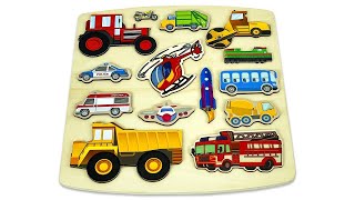 Best Learn Construction Vehicles Excavator, Tractor, Cars & Shapes | Preschool Toddler Learning