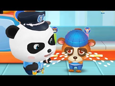 Little Panda Policeman - Fun Baby Panda Learn Safety Tips With Police Officer Educational Kids Game