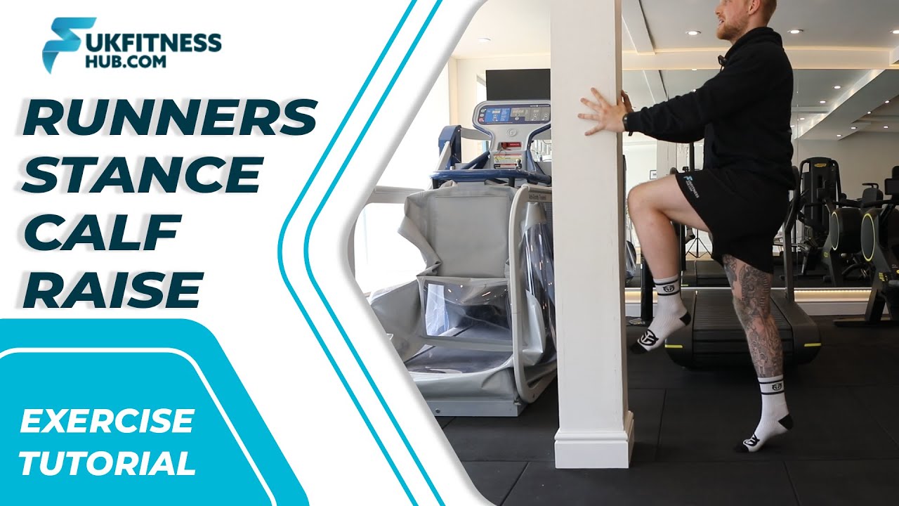 Exercise Tutorial Isometric Single Leg Calf Raise In Runners Stance