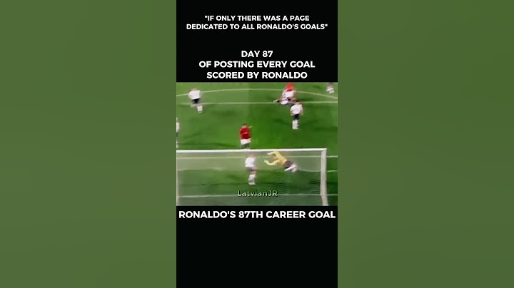 Ronaldo's 87th Career Goal | Manchester United vs Fulham 🤩🐐 #shorts #football #ronaldo