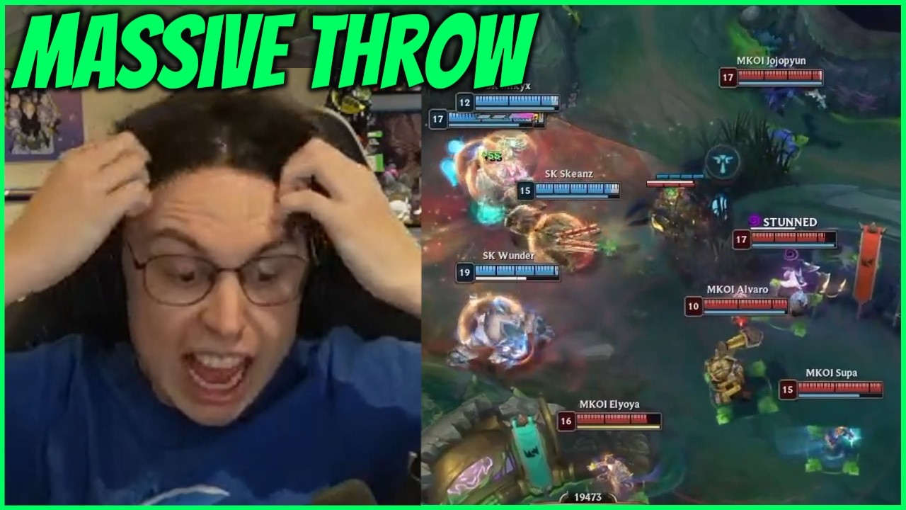 Caedrel Reacts To The CRAZIEST Throw In LEC