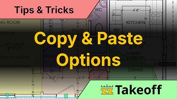 New Copy and Paste Options in zzTakeoff