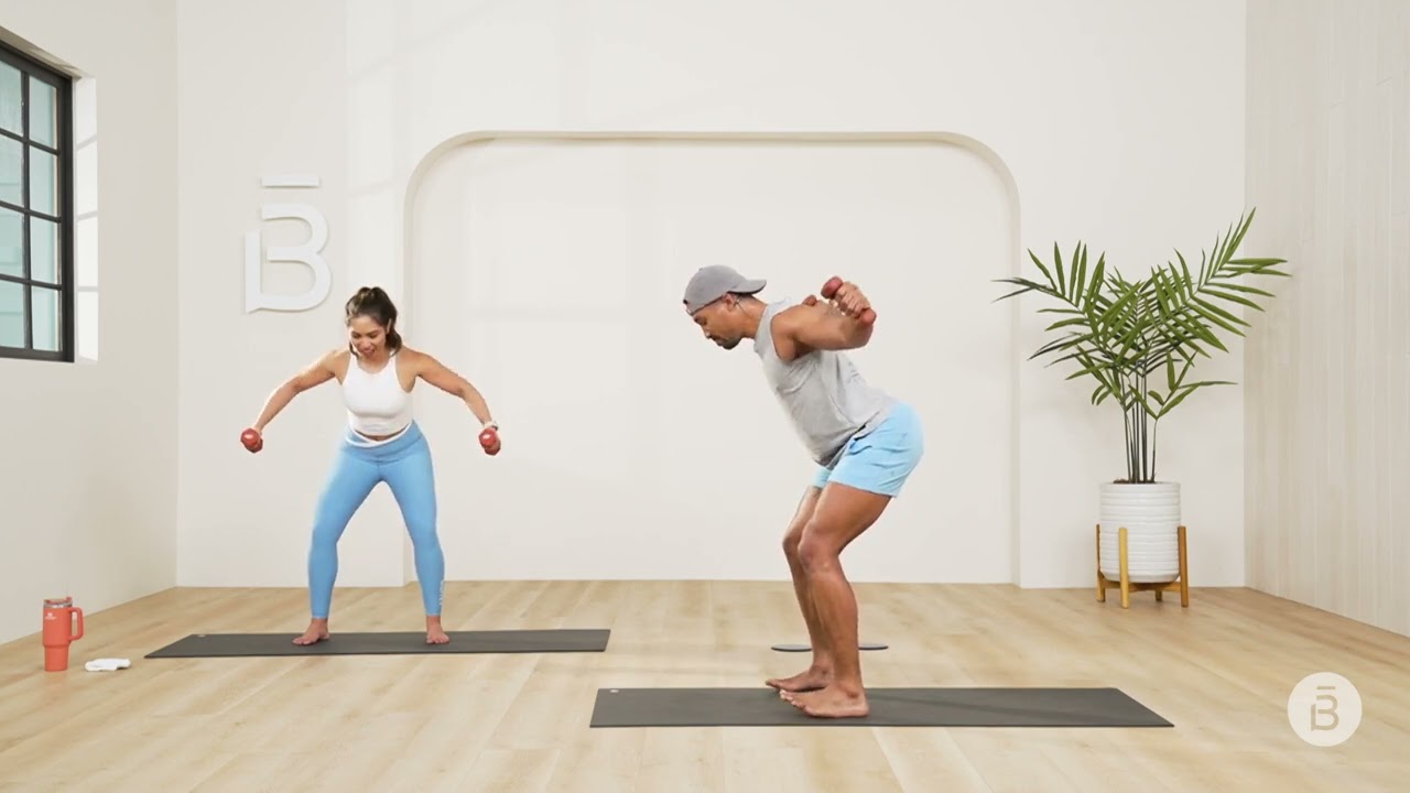 15-min barre3 Signature workout with core work