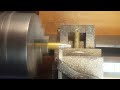 Making a Brass Shake Pen with a 130 year old lathe