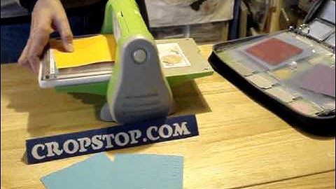 QuicKutz Embossing Folders in a Cuttlebug Machine