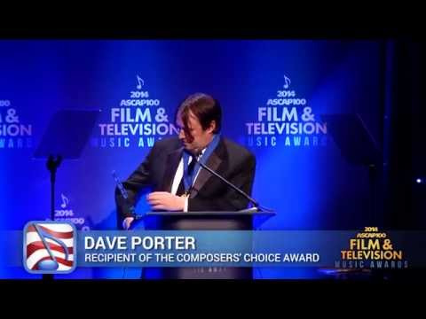 Dave Porter accepts the Composers' Choice Award - 2014 ASCAP Film & TV Awards