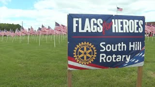 South Hill Rotary's field of flags honors heroes: 'Touches your heart'