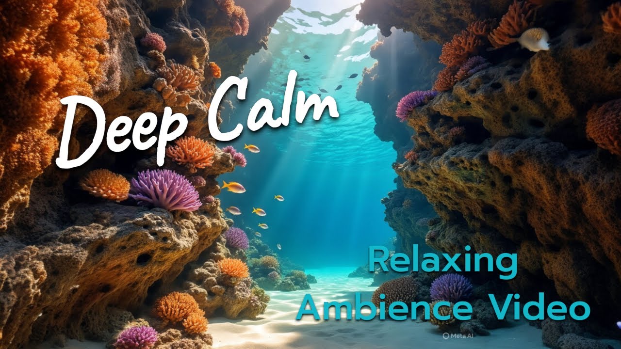 PEACEFUL UNDERWATER WORLD - Relaxing Ambient Ocean Sounds for ...