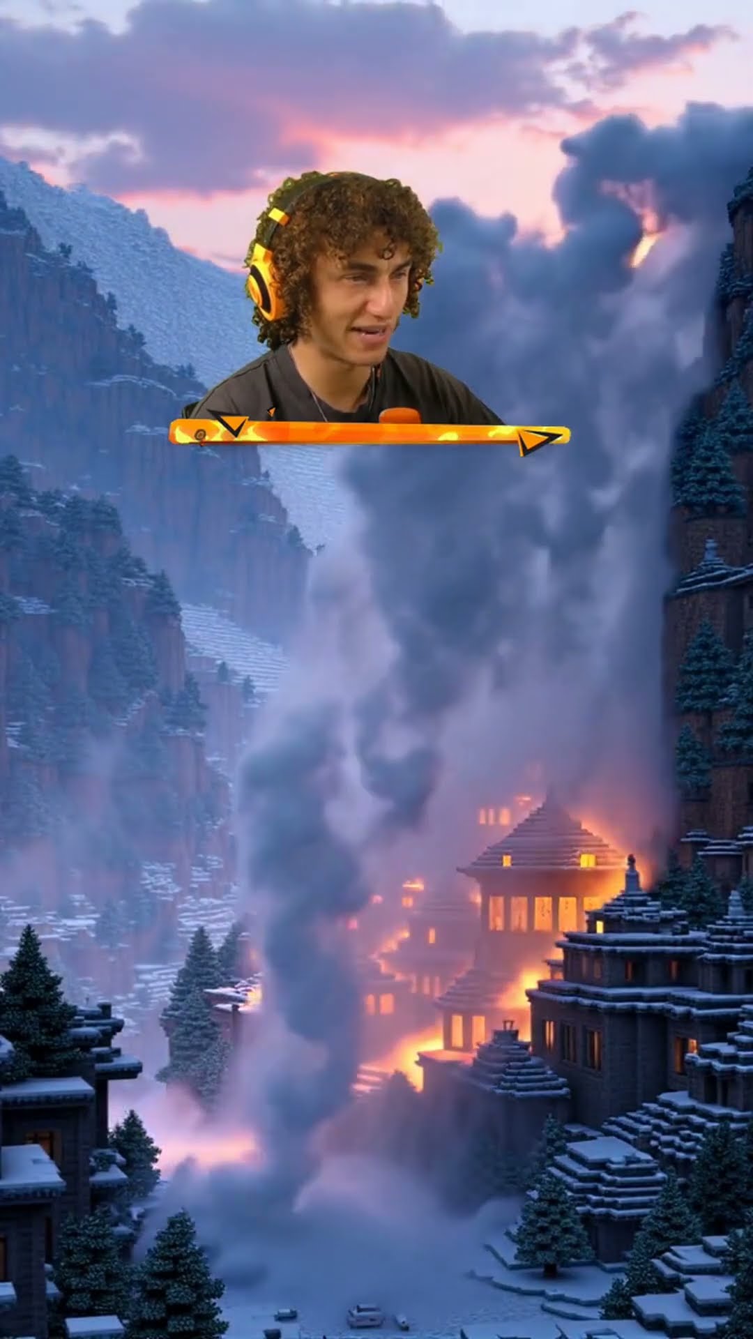 Minecraft Village DESTROYED by AVALANCHE!?