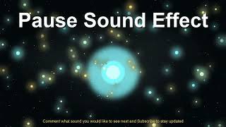 Pause Sound Effect