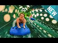 Wilderness Resort - NEW Warped Wagons Racer Water Slide POV!