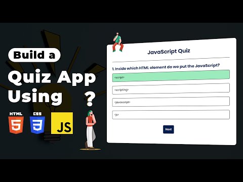Quiz App Using JavaScript Build Quiz App using HTML CSS Javascript