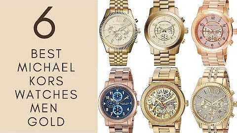 6​ Best Michael Kors Watch Men Gold