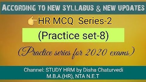 Net 2020 hr expected mcq | UPRVUNL Aro practice MCQ | human resource code 55|HR previous year paper