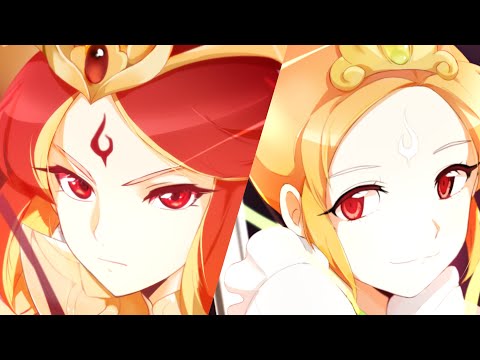 쿠키런 자두숭아로 팬스가 변신 패러디 자두맛 쿠키 복숭아맛 쿠키 (Cookierun X Panty & Stocking with Gaterbelt Parody)