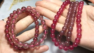 Fake or Real? How to Spot Fake Rhodonite & Strawberry Quartz Crystal?