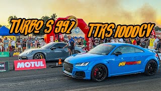 NOVA BMW M2 STG2 DE 700CV CHAMOU A STG3 NO RACHA!!🔥BORNOUT DE V8TÃO